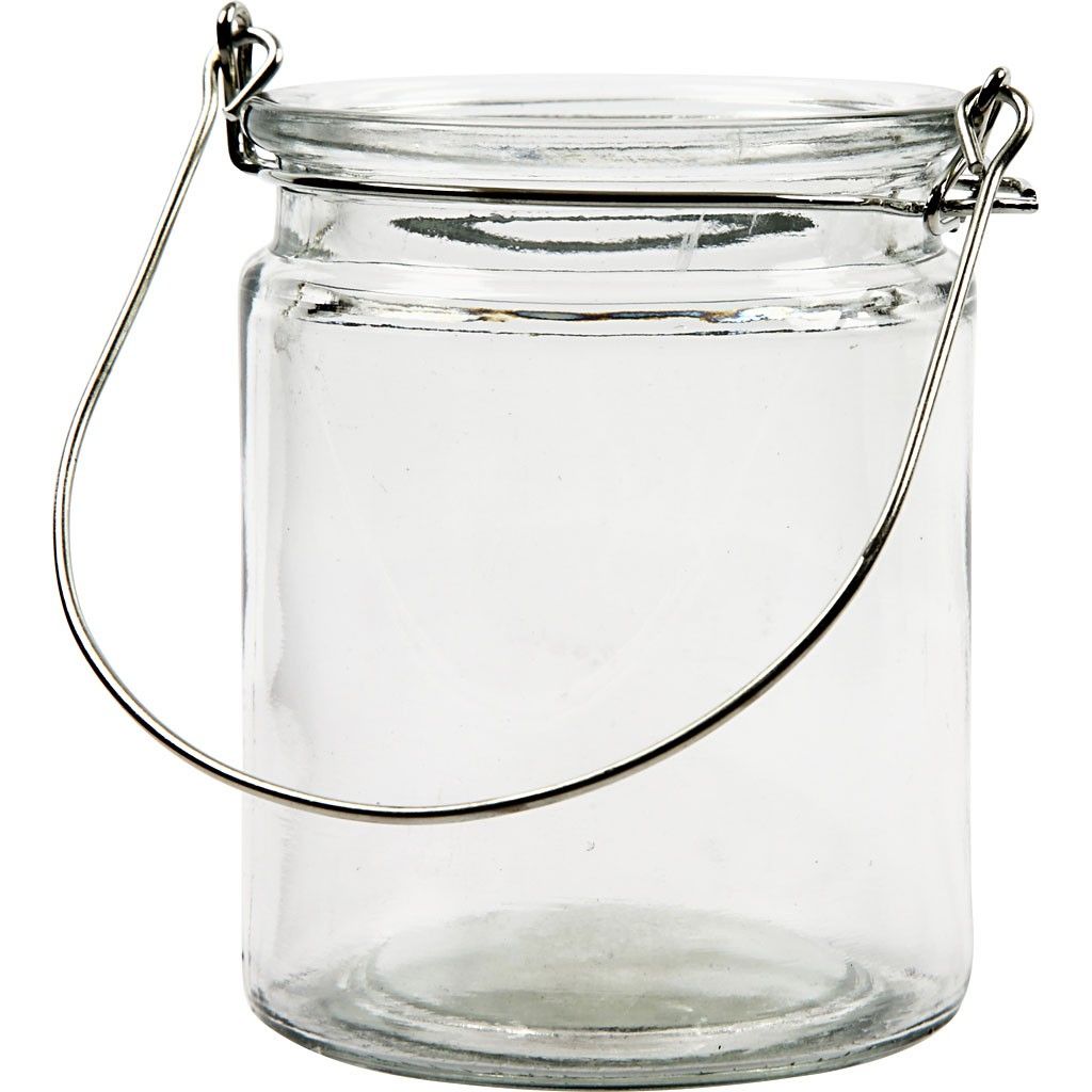 Creativ Company Kandelaar - Glas - Transparant - Rond - 10cm - 12 stuks