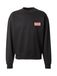 HUGO Sweatshirt 'Durec' mintgroen / roestrood / zwart / offwhite