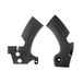 POLISPORT 8466300001 - Skid plate set zwart voor Kawasaki