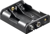 Goobay Batterijhouder voor 3 AA-batterijen