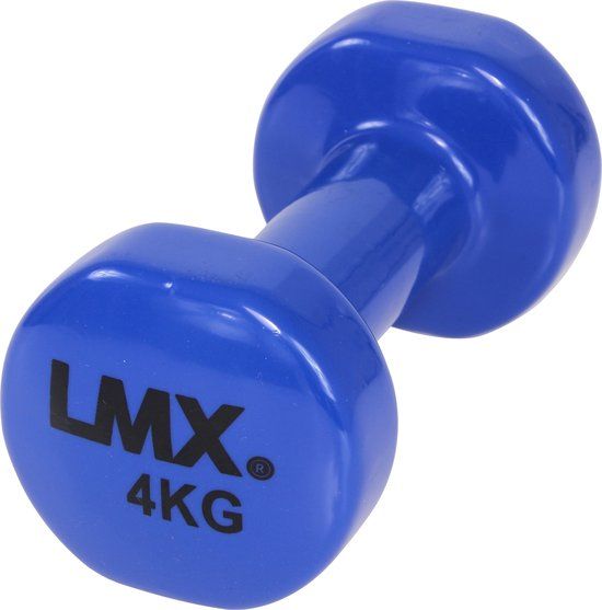 LMX. Vinyl Dumbbell Set - 4kg - Dark Blue