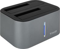 TooQ Dual Dock Station TQDS-805G 2.5"-3.5" HDD/SSD SATA USB 3.0 Grey