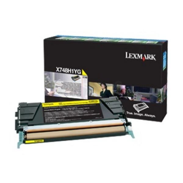 Lexmark X748H3YG toner cartridge geel 10000 pages