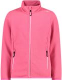 CMP Veste de randonnée pour filles rose fluo Polyester Fermeture éclair Coupe-vent Printemps/Été 2023 Taille vêtement 116
