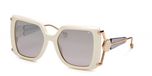 Philipp Plein SPP121S Panna pieno lucido 56/21/120 Lunettes de soleil femme