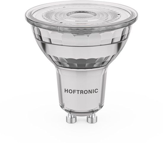 HOFTRONIC GU10 LED Spot - 4 Watt - 345 Lumen - 6500K Daglicht Wit - Dimbaar - Vervangt 50 Watt