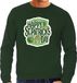 Shoppartners Bv Happy St. Patricks day sweater - costume - vert - pour hommes - Fête Irlande XL