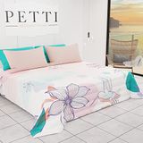 PETTI Artigiani Italiani - Sprei voor lente, zomer, eenpersoonsbed, design Aesthetics 02, 100% hypoallergeen, microvezel, 100% Made in Italy