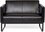 Bali Black | 2-Zits - Lounge bank / sofa logo