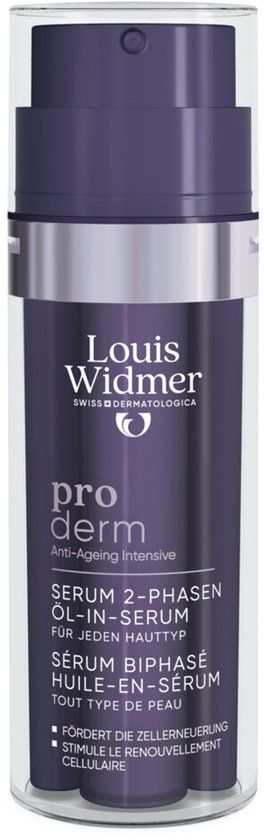 Louis Widmer Proderm Tweefasig Olie-in-Serum Zonder Parfum - 35 ml