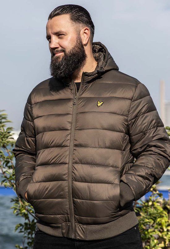 Lyle & Scott Baffle Jas - Heren - Donkergroen - Maat XL