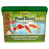 Tetra Pond Sticks visvoer voor alle vijvervissen, ondersteunt gezonde vissen en helder water in de vijver, emmer van 7 liter