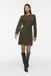 Vila Jurk Viliga L/s O-neck Belted Knit Dress 14115888 Forest Night/melange Dames Maat - XL