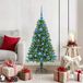 VidaXL Kunstkerstboom groen 120 cm pvc en staal en kunststof