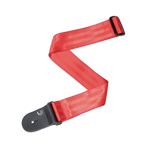 Planet Golven Seat Belt Gitaar Band - Zwart Rood