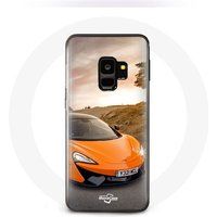 Maniacase Hoesje voor Samsung Galaxy S9 Formule 1 McLaren F1 Oranje