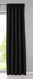 Gardinenbox Newyork 2020610 Thermo-verduisteringsgordijn met verborgen lussen, HxB 245x295 cm, zwart