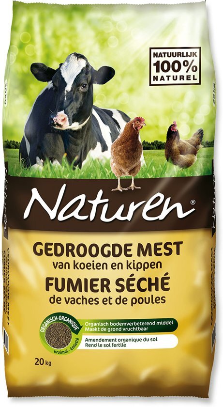 Naturen Gedroogde mest korrel 20kg