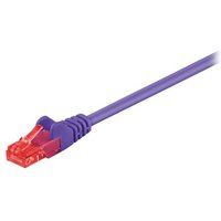CAT 6 verbindingskabel, U/UTP, violet, 5 m lengte
