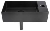 Differnz Toiletfontein - Fontein RVS - 36.5 x 18 x 9 cm - Gun Metal