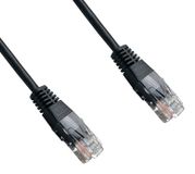 DATACOM câble patch UTP CAT5E, 0,5 mètre, noir