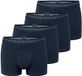 Schiesser Heren retro short / pant 4 pack Cotton Flex blauw