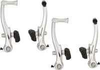 Saccon V-brake set voor en achter aluminium - zilver