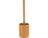 Tendance WC borstel met houder 102 series - mosterdgeel/bamboe - Polyresin - 10,4 x 36 cm