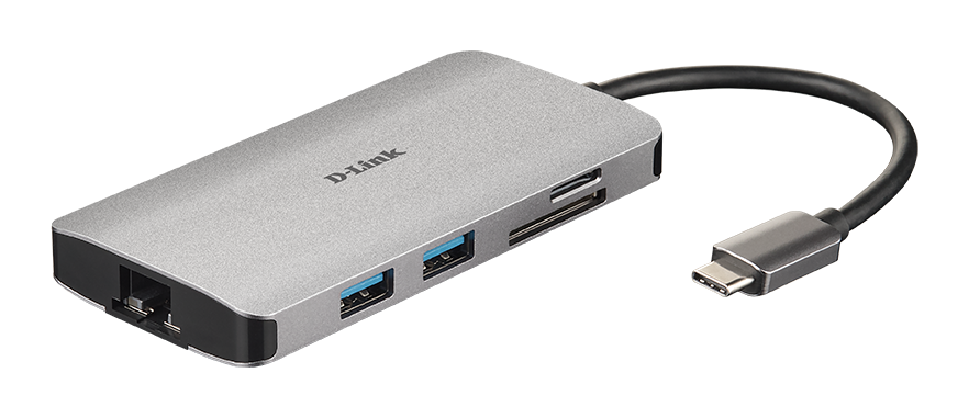 D-Link DUB-M810 - Notebook Dock & Port Replicator - Zilver