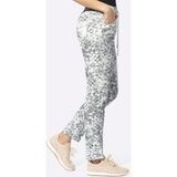 heine Broek lichtgrijs / wit