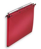Elba Ultimate PP hangmappen, van polypropyleen, ondoorzichtig, voor laden, bodem 15 mm, rood, 10 stuks