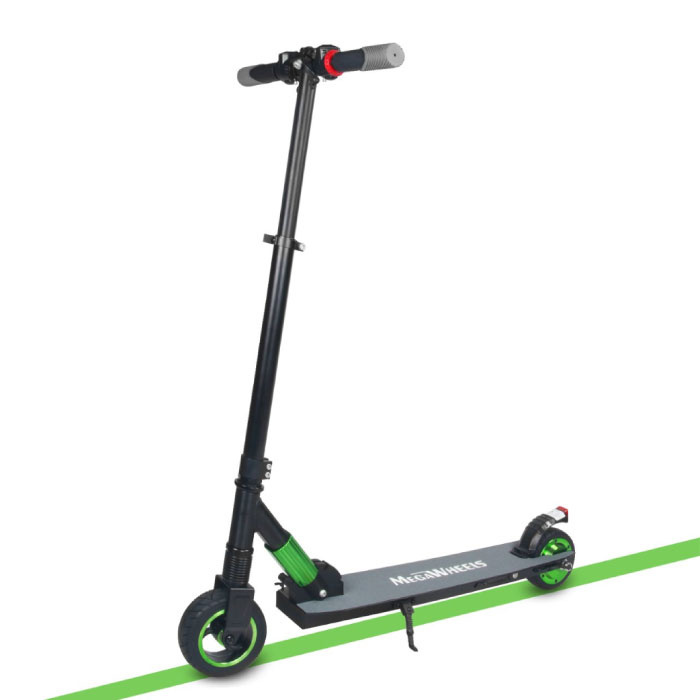 MegaWheels Elektrische Smart E Step Scooter - 250W - 4 0 Ah Batterij - Groen
