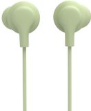 Hama Koptelefoon Curly, In-Ear, microfoon, kabel-knikbescherming, USB-C, groen