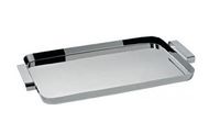 Alessi KL09 Tau plateau, rectangulaire met roestvrij staal handgrepen