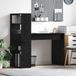 Maison Exclusive - Bureau, finition bois imitation chêne noir, matériau composite