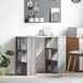 Maison Exclusive - Bureau, bois de particules gris Sonoma, 90 x 50 x 75 cm