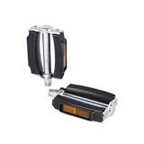 XLC Universele kunststof PD-C24, zwart, 9/16", reflector