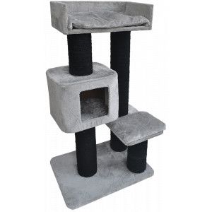 Jack & Vanilla Krabpaal Timon - Grijs - 70x50x120cm