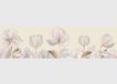 Bloemen AG Design Bloemen Zelfklevende rand, keuken, woonkamer, muursticker, meerkleurig, 500 x 13,8 cm