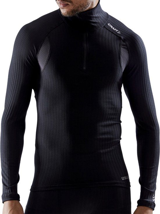Craft Active Extreme X Zip L/S Thermoshirt Heren - Zwart - Maat XL