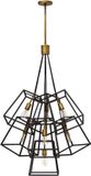 Hinkley LED Kroonluchter | 7X E27 Max 60W | Dimbaar | Bronze and Brass