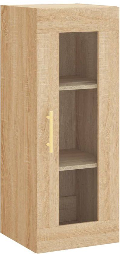 vidaXL Bovenkast 34,5x34x90 cm Sonoma Eikenkleurig