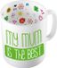Bellatio Decorations Mok voor mama - groen - keramiek - 300 ml