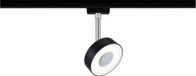 Paulmann URail Circle 230V-railsysteem lamp LED vast ingebouwd 5 W Neutraalwit Zwart (mat), Chroom