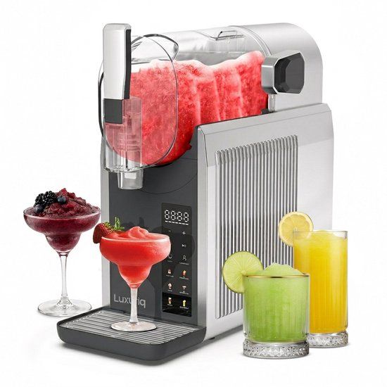 Luxuriq Slush Puppy Maker - 7-in-1 Slush Maker - 2L - Black