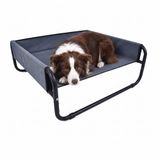 Sogni e Capricci Verhoogd huisdier Bed Comfort, Grijs, 85x85x33cm