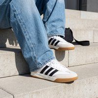 Adidas VL Court FC Sneakers wit Leer