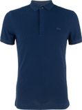 Lacoste Heren Paris Edition Polo Shirt Katoenpique Blauw 5XL