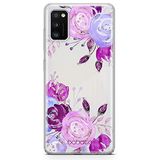 ERT GROUP mobiel telefoonhoesje voor Samsung A41 origineel en officieel erkend Babaco patroon Flowers 005 optimaal aangepast aan de vorm van de mobiele telefoon, gedeeltelijk bedrukt