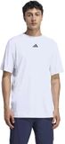 Adidas D4t Primelift 3 Stripes T-shirt Korte Mouwen Wit M Polyester